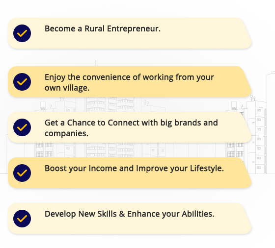 Village Jobs, Benefits of Hesaathi Rural entrepreneur